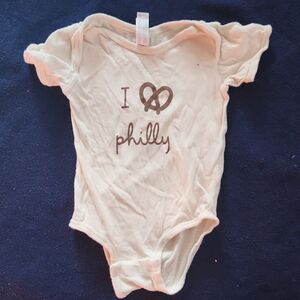 Cream 'I Love Philly' Kids One Piece